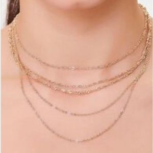 Forever 21 Layered chain necklace